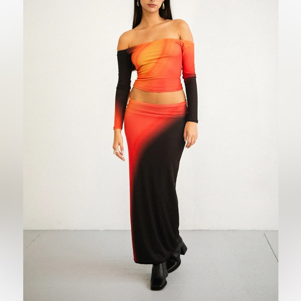 Feners Yo x Ti Matahari and Tu x Mi Matahari skirt and top set